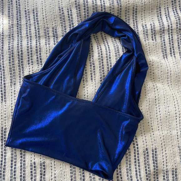 Windsor shimmery blue top - Picture 2 of 3